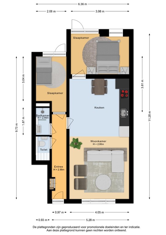 mediumsize floorplan